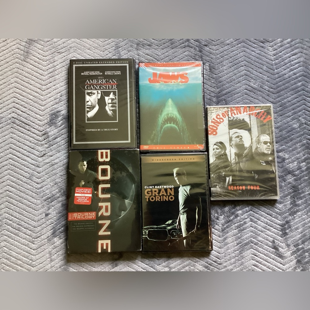 New/Sealed Lot of Action DVDs/Sets